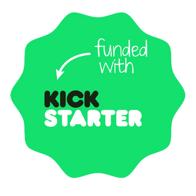Funded with kickstarter image
